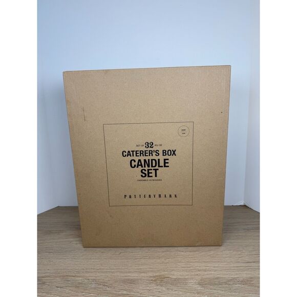 Pottery Barn Jeu De Carters Box Candle Set 32 Pieces Home Decor Entertaining - Picture 3 of 8